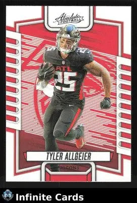 2023 Panini Absolute Football TYLER ALLGEIER #50 [Base] Atlanta Falcons