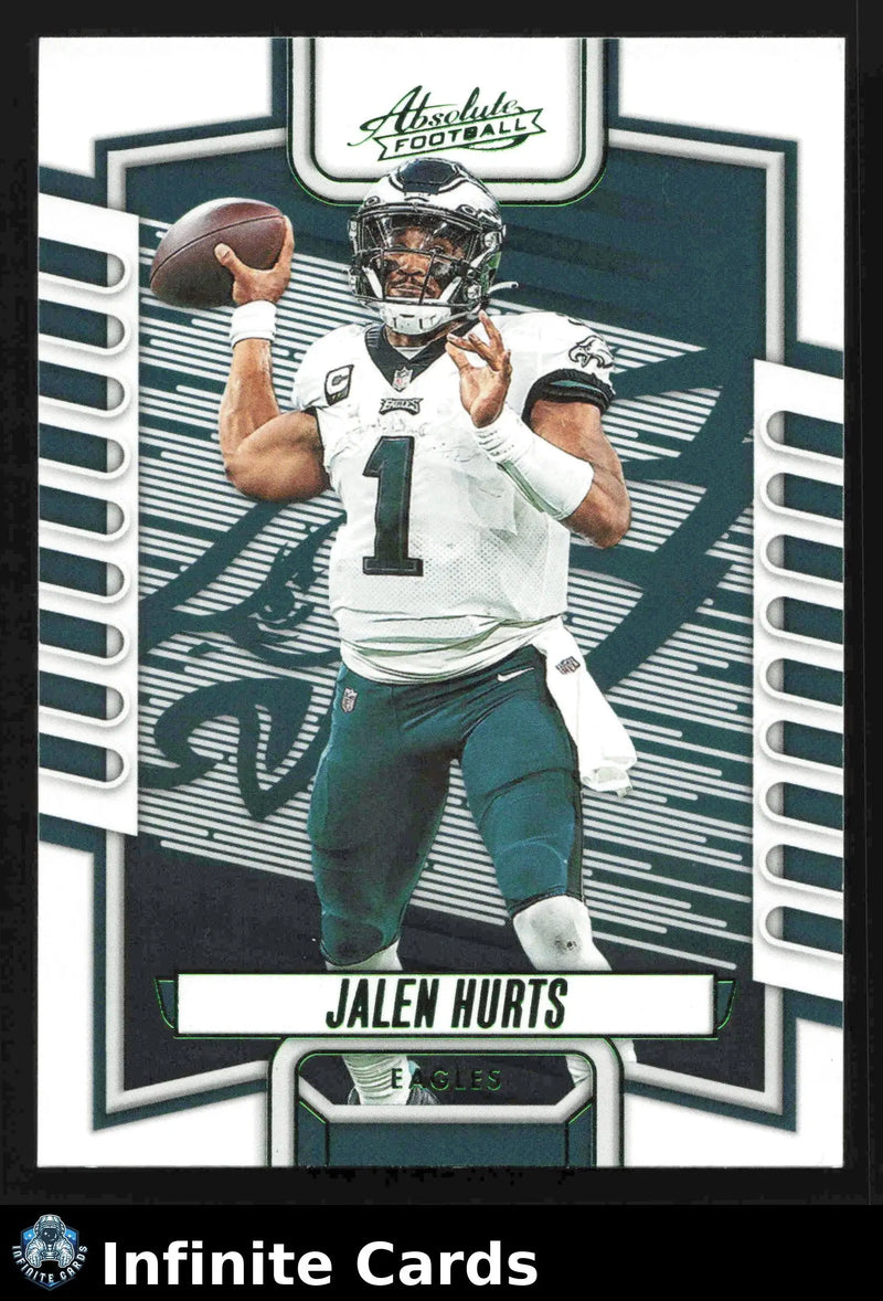 2023 Panini Absolute JALEN HURTS #28 Green Foil Philadelphia Eagles - Football Card Single