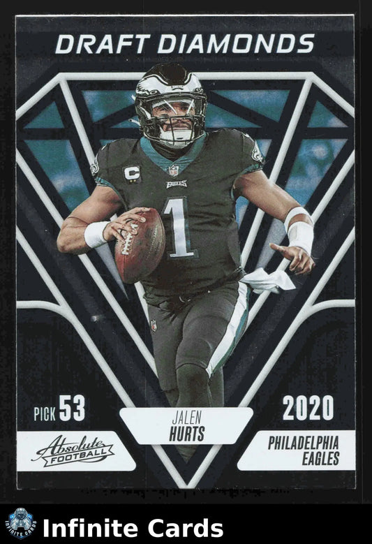 2023 Panini Absolute JALEN HURTS #DD-7 Draft Diamonds Philadelphia Eagles - Football Card Single