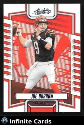 2023 Panini Absolute JOE BURROW #11 Blue Foil Cincinnati Bengals