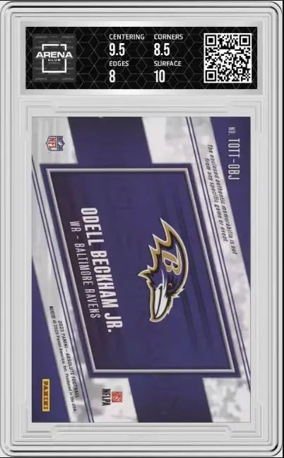 2023 Panini Absolute Odell Beckham Jr. #TDTT-OBJ TOTT Double Prime 15/49 AC 8.5 - Football Card Single