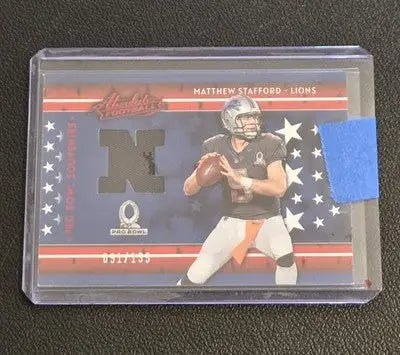 2023 Panini Absolute #PBS-MST Matthew Stafford Pro Bowl Souvenirs #/135 - Football Card Single