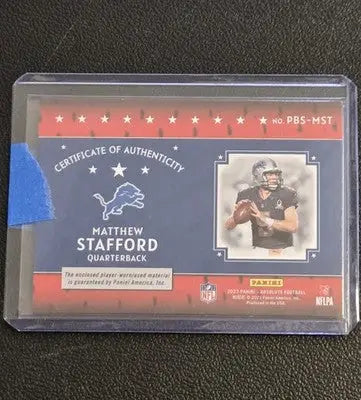 2023 Panini Absolute #PBS-MST Matthew Stafford Pro Bowl Souvenirs #/135 - Football Card Single