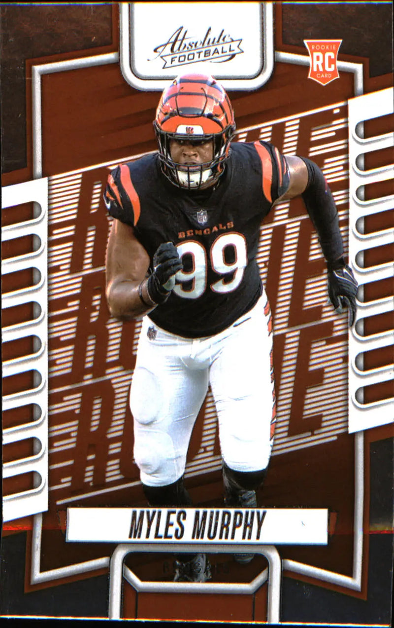 2023 Panini Absolute Retail #159 Myles Murphy Rookie Rookie