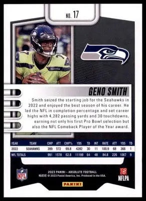 2023 Panini Absolute - Retail Geno Smith 17 Seattle Seahawks