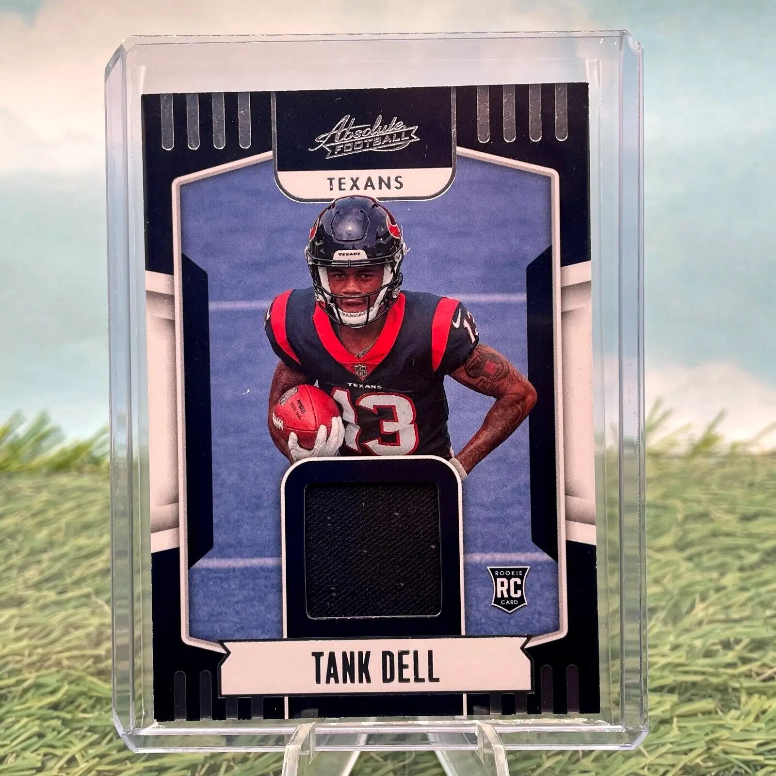 2023 Panini Absolute- Tank Dell -(RC Rookie Materials Patch Relic #ARM-21 Texans - Football Card Single