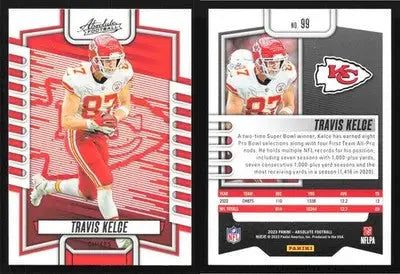 2023 Panini Absolute TRAVIS KELCE #99 Kansas City Chiefs - Football Card Single