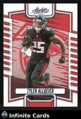 2023 Panini Absolute TYLER ALLGEIER #50 Blue Foil [Base] Atlanta Falcons