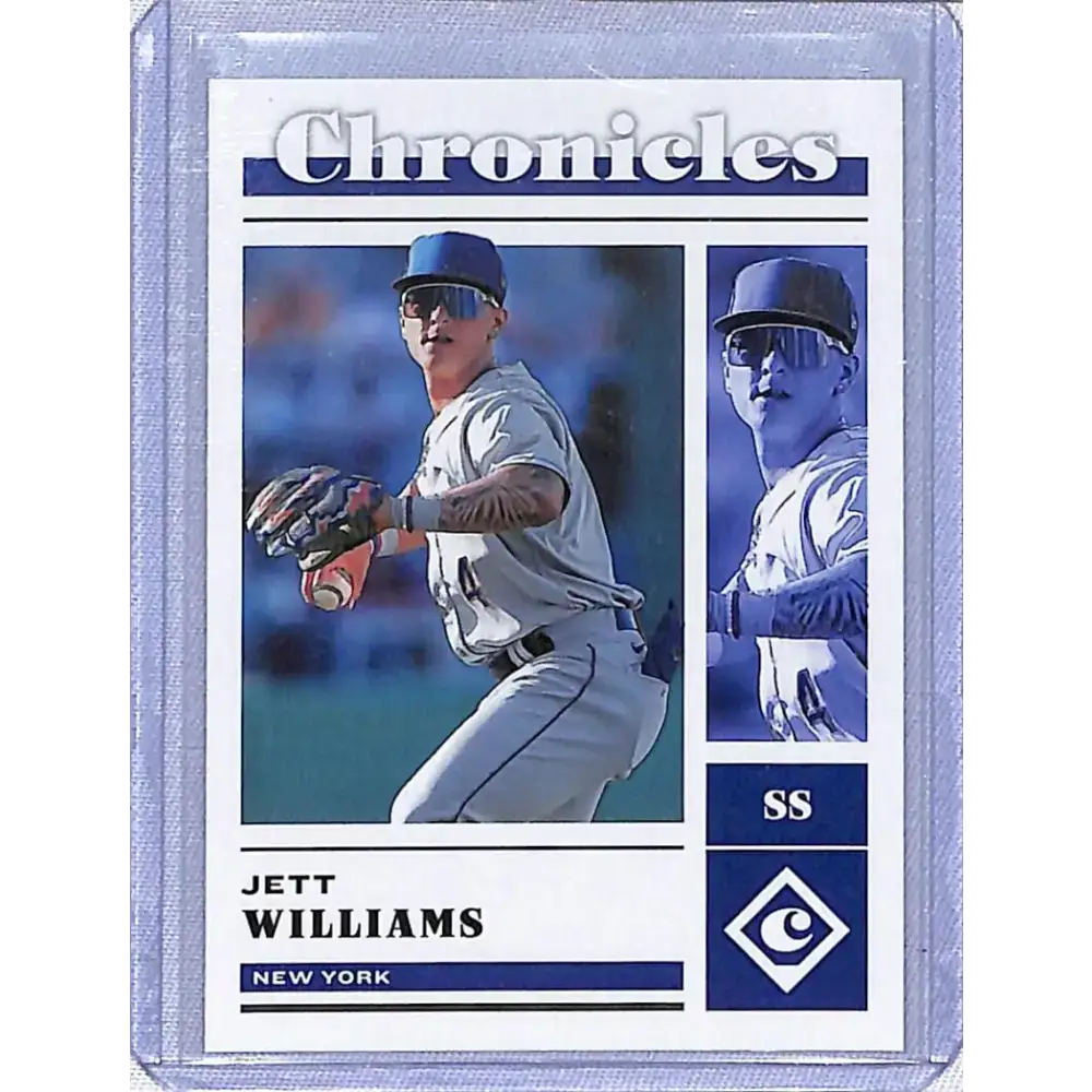 2023 Panini Chronicles #17 Jett Williams NM-MT New York Mets - Baseball Card Single