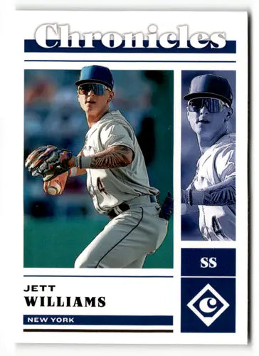 2023 Panini Chronicles #17 Jett Williams NM Near Mint Mets ID:64045 - Baseball Card Single