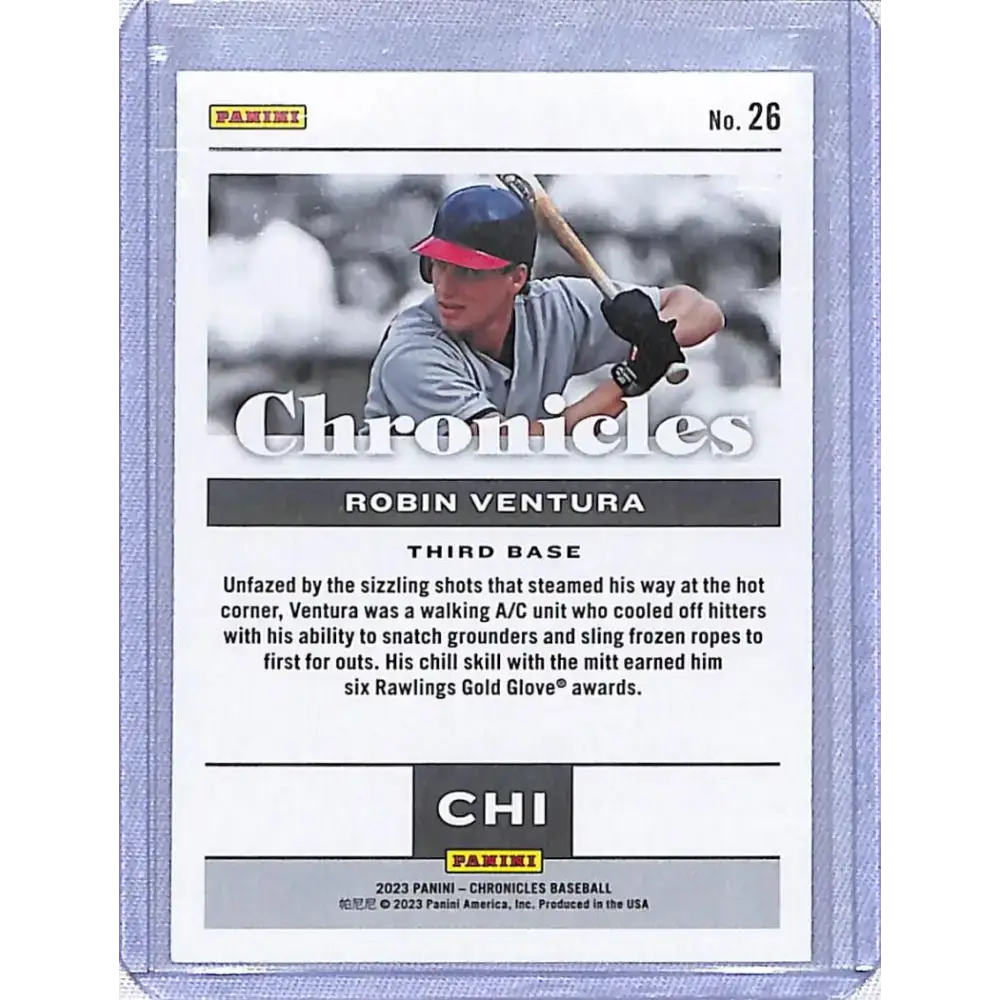 2023 Panini Chronicles #26 Robin Ventura NM-MT Chicago White Sox - Baseball Card Single