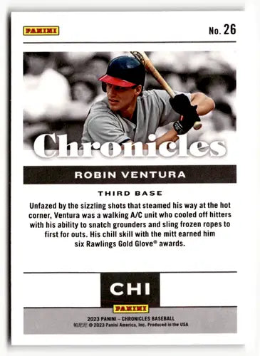 2023 Panini Chronicles #26 Robin Ventura NM Near Mint White Sox ID:64044 - Baseball Card Single