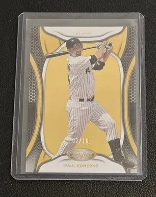 2023 Panini Chronicles #48 Paul Konerko Certified Holo Gold #/10 - Baseball Card Single