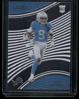2023 Panini Chronicles Clear Vision Football Jameson Williams #CVR-20 RC - Football Card Single