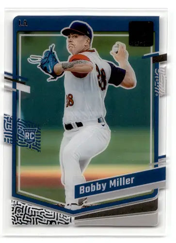 2023 Panini Chronicles Clearly Donruss #14 Bobby Miller NM Near Mint Do ID:64086 - Baseball Card Single