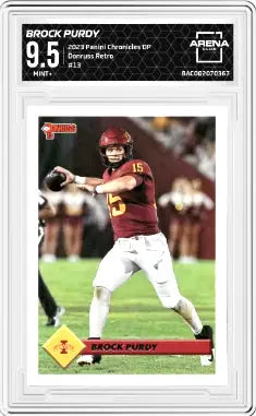 2023 Panini Chronicles DP Brock Purdy #13 Donruss Retro Football AC 9.5 - Football Card Single