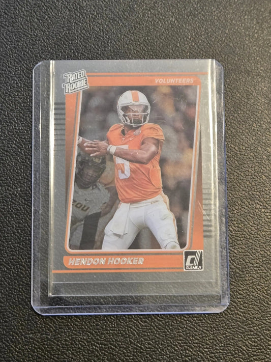 2023 Panini Chronicles Draft Picks #43 Hendon Hooker Clearly Donruss - Football Card Single