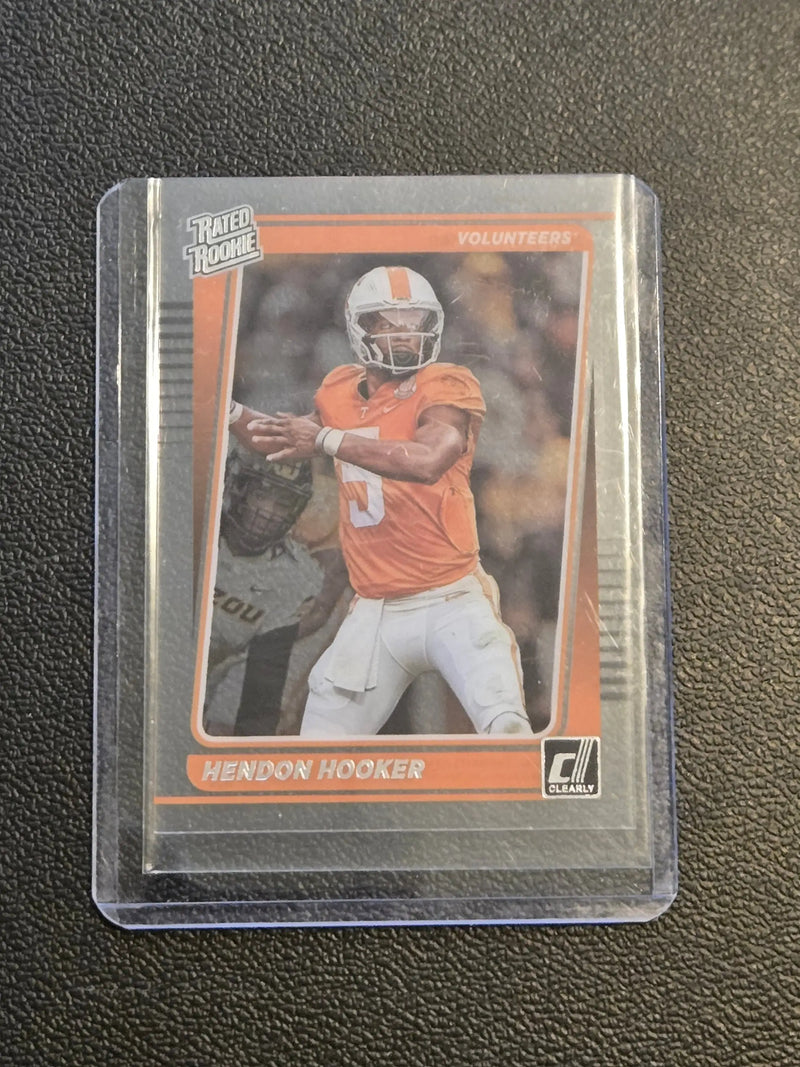 2023 Panini Chronicles Draft Picks #43 Hendon Hooker Clearly Donruss - Football Card Single