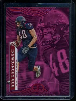 2023 Panini Chronicles Illusions Rob Gronkowski #24 Pink Football - Football Card Single