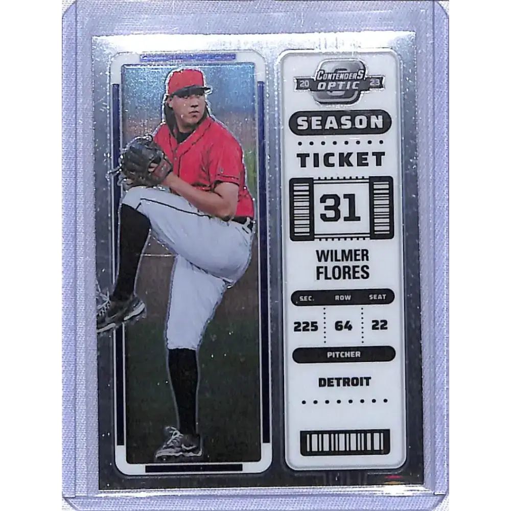 2023 Panini Chronicles Optic #3 Wilmer Flores NM-MT Detroit Tigers - Baseball Card Single