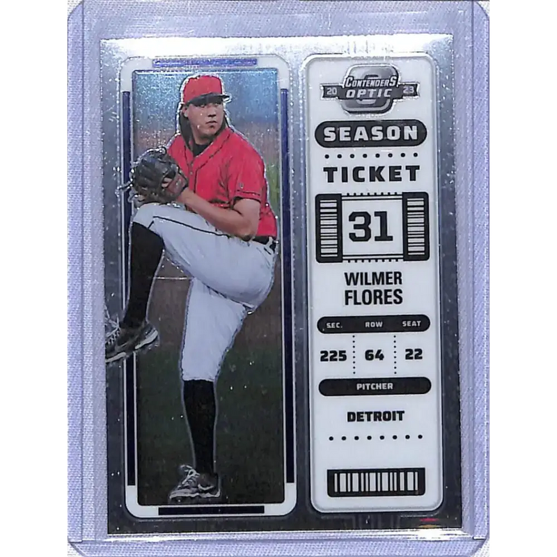 2023 Panini Chronicles Optic #3 Wilmer Flores NM-MT Detroit Tigers - Baseball Card Single