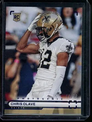 2023 Panini Chronicles Photogenic Chris Olave #PH-40 49/99 RC Football