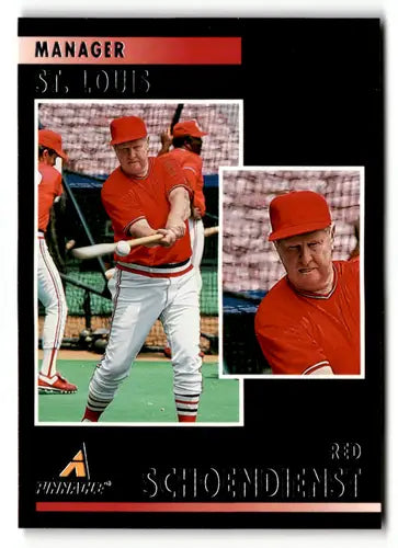 2023 Panini Chronicles Pinnacle #28 Red Schoendienst NM Near Mint Cardi ID:64035 - Baseball Card Single