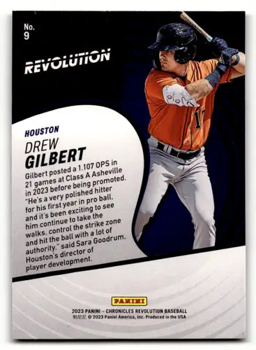 2023 Panini Chronicles Revolution #9 Drew Gilbert NM-MT Astros ID:64018 - Baseball Card Single