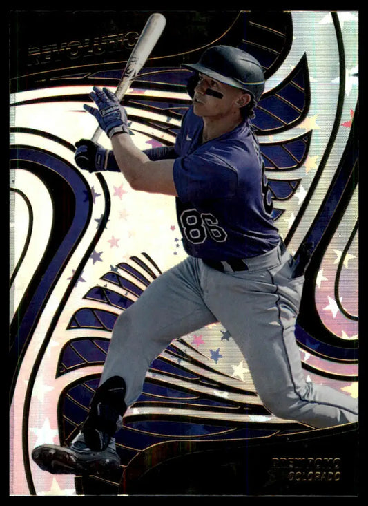 2023 Panini Chronicles - Revolution Astro Drew Romo 17 Colorado Rockies NM - Baseball Card Single