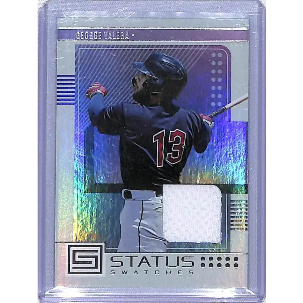 2023 Panini Chronicles Status Swatches #SS-GV George Valera NM-MT Cleveland Guardians - Baseball Card Single