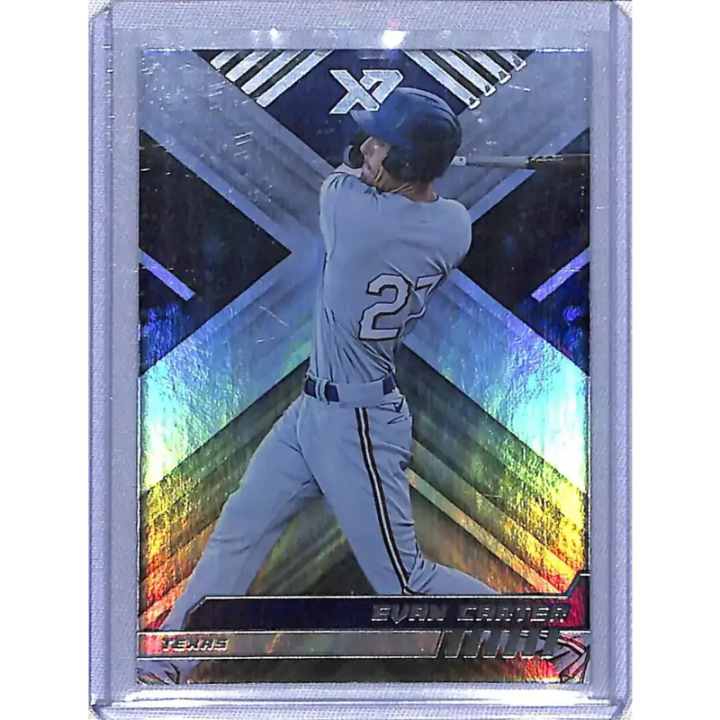 2023 Panini Chronicles XR #25 Evan Carter NM-MT Texas Rangers - Baseball Card Single