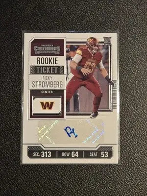 2023 Panini Contenders #165 Ricky Stromberg - Football Card Single