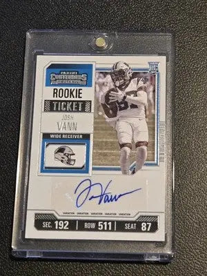 2023 Panini Contenders #167 Josh Vann - Football Card Single