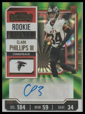 2023 Panini Contenders #225 Clark Phillips III AUTO