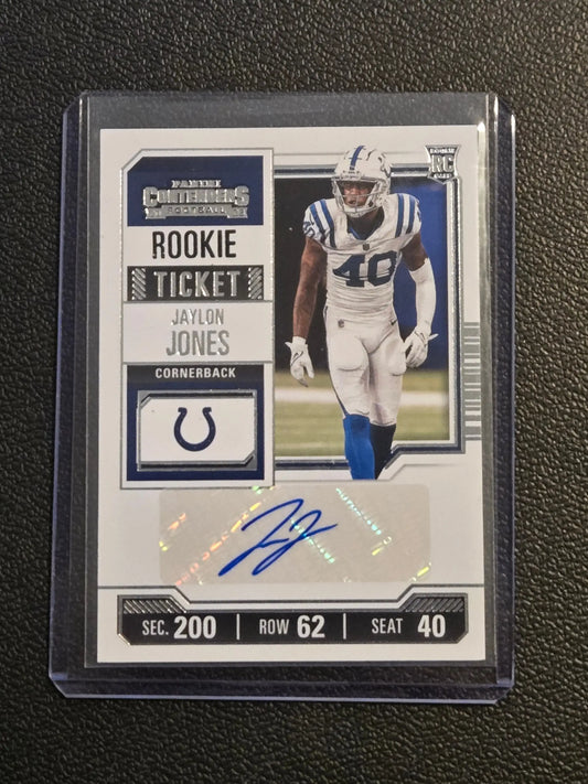2023 Panini Contenders #243 Jaylon Jones - Football Card Single