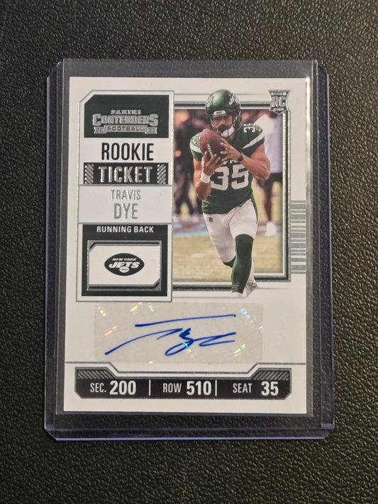 2023 Panini Contenders #262 Travis Dye - Football Card Single