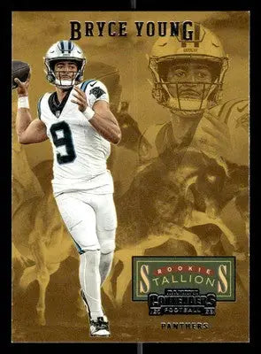 2023 Panini Contenders #3 Bryce Young Rookie Stallions RC Carolina Panthers - Football Card Single