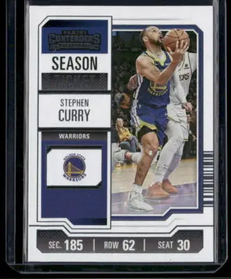2023 Panini Contenders Basketball Stephen Curry #No. 55 Season Ticket - Basketball Card Single