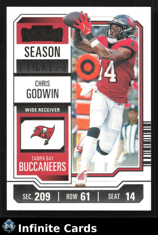 2023 Panini Contenders CHRIS GODWIN #93 Tampa Bay Buccaneers - Football Card Single
