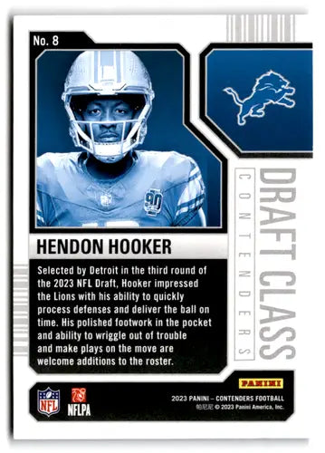 2023 Panini Contenders Draft Class Contenders Bronze #8 Hendon Hooker N ID:75429 - Football Card Single