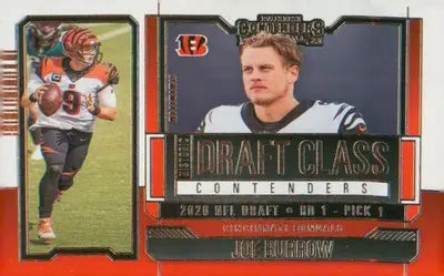 2023 Panini Contenders Historic Draft Class Contender #HDC-JB Joe Burrow - Football Card Single