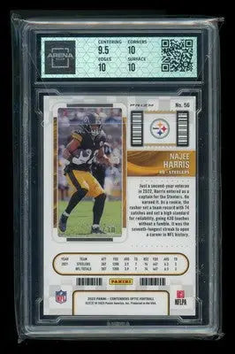 2023 Panini Contenders Optic Green Pulsar Najee Harris #56 06/30 Arena Club 10 - Football Card Single