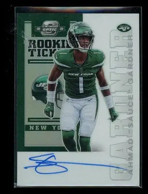 2023 Panini Contenders Optic Prizm Ahmad ’Sauce’ Gardner #12TR-AG Rookie Ticket - Football Card Single