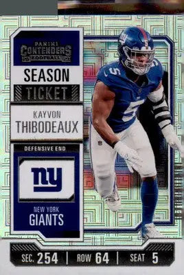 2023 Panini Contenders Season Ticket #76 Kayvon Thibodeaux - Football Card Single