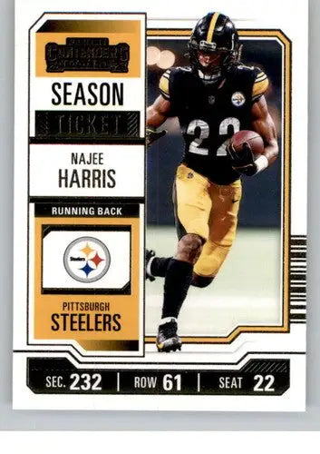 2023 Panini Contenders Season Ticket Retail #84 Najee Harris NM-MT Stee ID:75442 - Football Card Single