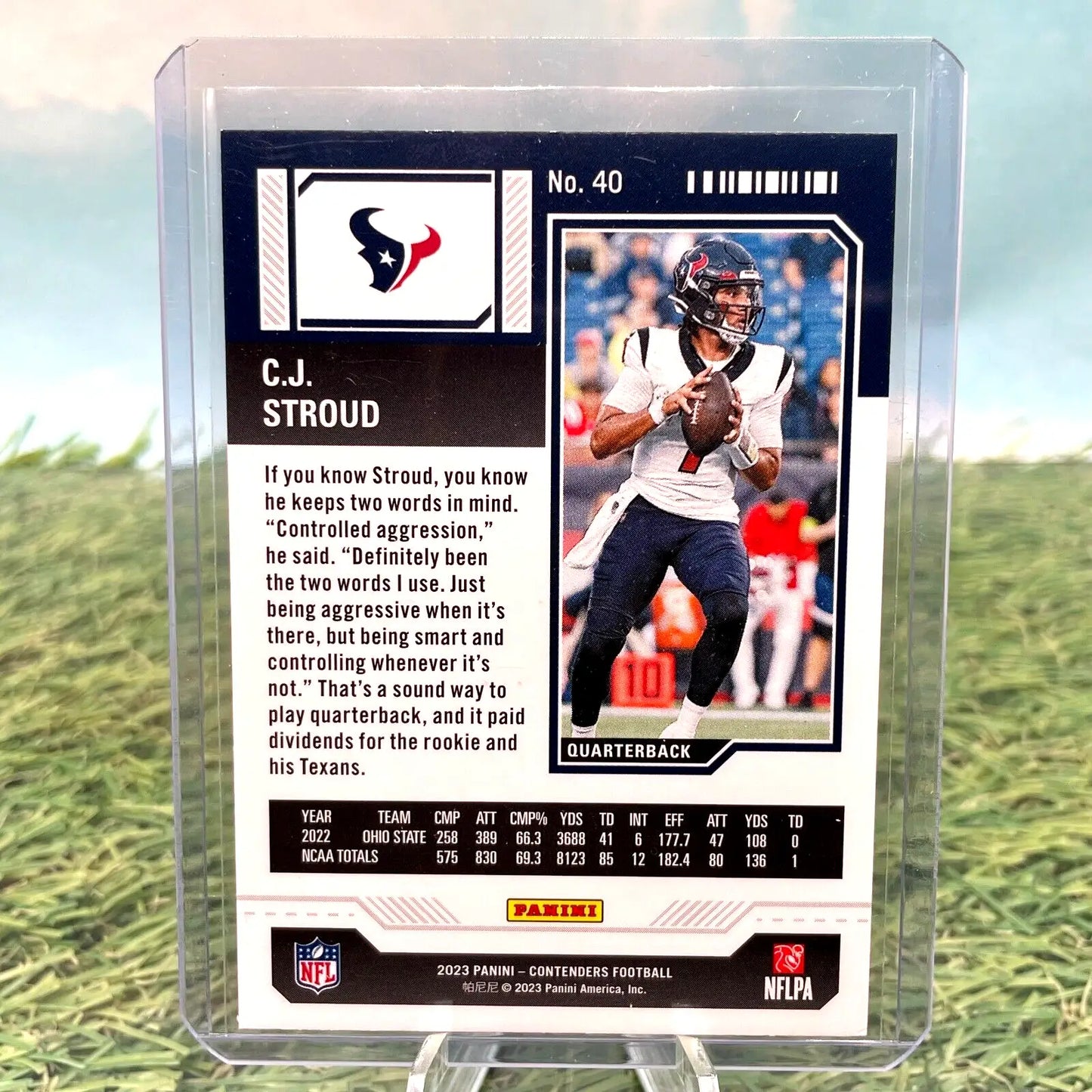 2023 Panini Contenders -Season Ticket Rookie- CJ Stroud - Football Card Single