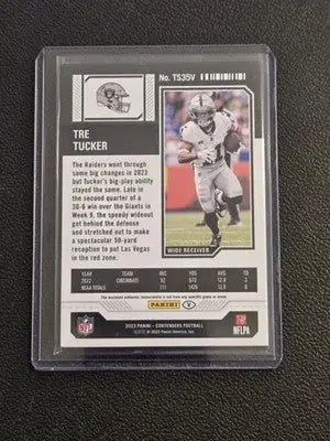 2023 Panini Contenders #TS35 Tre Tucker Rookie Ticket Swatches - Football Card Single