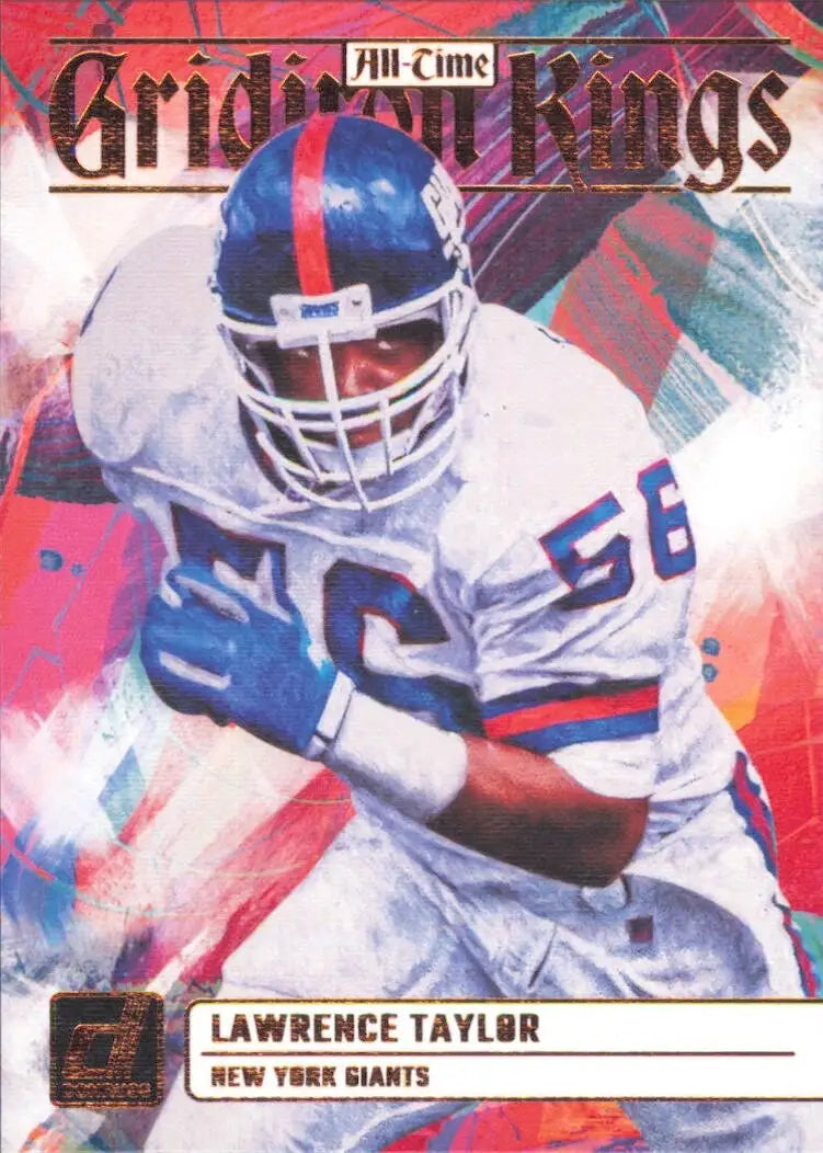 2023 Panini Donruss All Time Gridiron Kings #ATG-2 Lawrence Taylor NY Giants NFL - Football Card Single