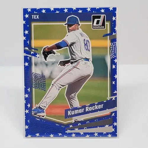 2023 Panini Donruss Baseball Kumar Rocker Independence Day Texas Rangers #168 - Baseball Card Single