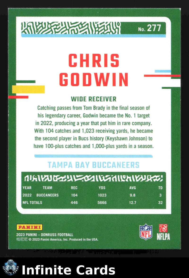2023 Panini Donruss CHRIS GODWIN #277 Tampa Bay Buccaneers - Football Card Single